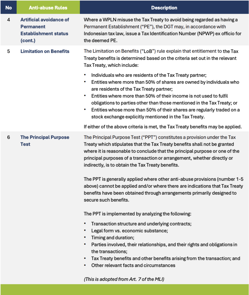 The Implementation of Tax Treaty New DGT Form and Prevention of Treaty ...
